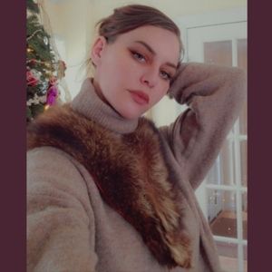 Vintage fox fur collar